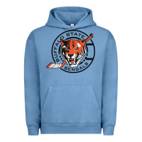 Pigment Pebble Blue buffalo state college Urban Hoodie - artisFamous