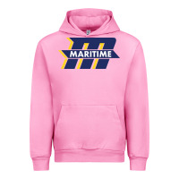 Fuchsia Pink massachusetts maritime academy Urban Hoodie - artisFamous