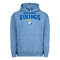 Pigment Pebble Blue north park university Urban Hoodie - artisFamous