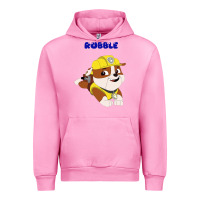 Fuchsia Pink rubble Urban Hoodie - artisFamous