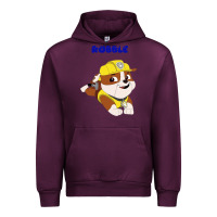 Mauve Wine rubble Urban Hoodie - artisFamous