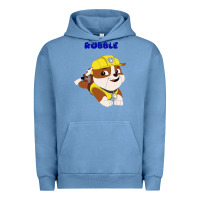 Pigment Pebble Blue rubble Urban Hoodie - artisFamous