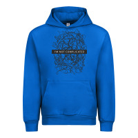 Cobalt ı'm not complicated Urban Hoodie - artisFamous