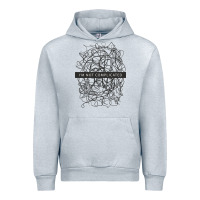 Heather Grey ı'm not complicated Urban Hoodie - artisFamous
