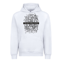 White ı'm not complicated Urban Hoodie - artisFamous