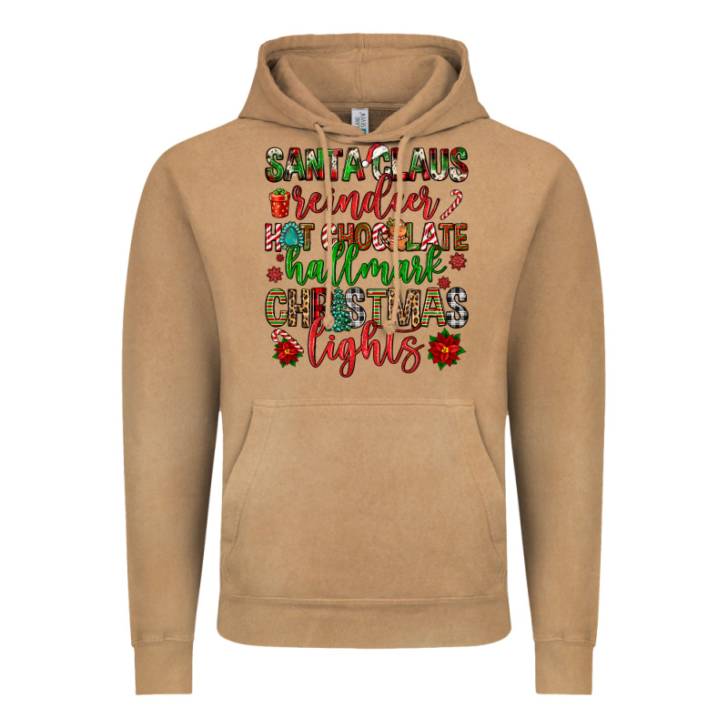 Santa Claus Reindeer Hallmark Hot Chocolate Christ Vintage Hoodie by FaDigitalArtStudio | Teevron