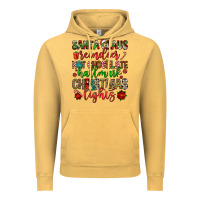 Vintage Mustard santa claus reindeer hallmark hot chocolate christ Vintage Hoodie - FaDigitalArtStudio