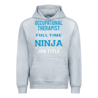 Heather Grey occupational therapist because ninja is not a job title Urban Hoodie - DesigneFamous