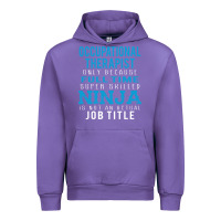 Tulip occupational therapist because ninja is not a job title Urban Hoodie - DesigneFamous