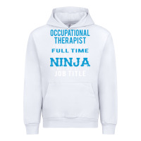 White occupational therapist because ninja is not a job title Urban Hoodie - DesigneFamous