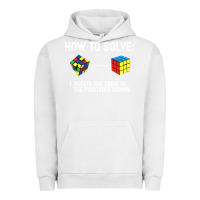 Pigment Lunar Rock youth rubiks cube rotate the sides to the position shown cube Urban Hoodie - DesigneFamous