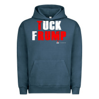 Pigment Midnight Navy tuck frump Urban Hoodie - DesigneFamous