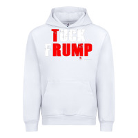 White tuck frump Urban Hoodie - DesigneFamous