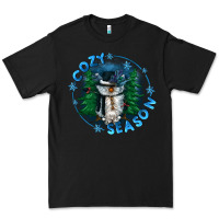 Black cozy season Premium Tee - CowGirlArtShop