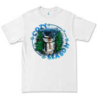 White cozy season Premium Tee - CowGirlArtShop