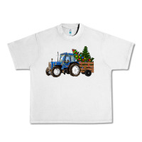 Lunar Rock Blue Christmas Tractor Urban Heavy Tee - RanaPortraitStore