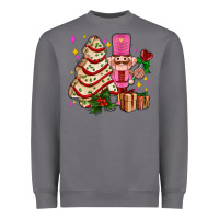 Storm christmas tree cake and nutcracker with gifts ado Heavyweight Sweatshirt - AdoDesignShop