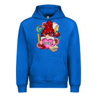 Cobalt valentines day teacher gnome Urban Hoodie - RanaPortraitStore