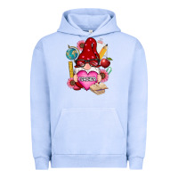 Pigment Grape Ice valentines day teacher gnome Urban Hoodie - RanaPortraitStore