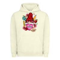 Pigment Pistachio valentines day teacher gnome Urban Hoodie - RanaPortraitStore