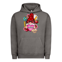 Pigment Tornado valentines day teacher gnome Urban Hoodie - RanaPortraitStore
