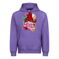 Tulip valentines day teacher gnome Urban Hoodie - RanaPortraitStore
