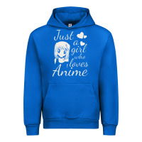 Cobalt just a girl who loves anime Urban Hoodie - DesigneFamous
