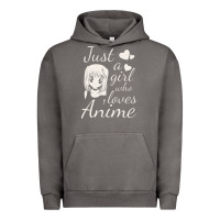 Pigment Tornado just a girl who loves anime Urban Hoodie - DesigneFamous