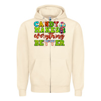 Sandshell candy makes everything better Zipper Hoodie - AdoDesignShop