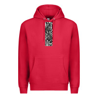 Cardinal Zebra Premium Hoodie - LillyAllenDesigns