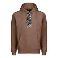Chestnut Zebra Premium Hoodie - LillyAllenDesigns