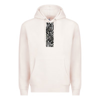 Pale Pink Zebra Premium Hoodie - LillyAllenDesigns