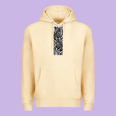Zebra Premium Hoodie Designed By Lillyallendesigns