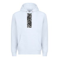 White Zebra Premium Hoodie - LillyAllenDesigns