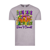 King Cake Calories Don't Count Vintage Tee | Teevron
