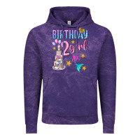 Cloud Purple birthday girl 2 Vintage Hoodie - BundleAndBundleShop