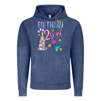 Vintage Denim birthday girl 2 Vintage Hoodie - BundleAndBundleShop