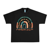 Black America rainbow Urban Heavy Tee - FaDigitalArtStudio