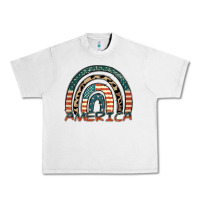 Lunar Rock America rainbow Urban Heavy Tee - FaDigitalArtStudio