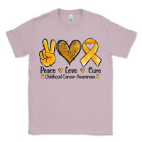 Lilac peace love cure childhood cancer Classic Tee - Jasminsmagicworld