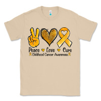 Mushroom peace love cure childhood cancer Classic Tee - Jasminsmagicworld
