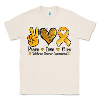 Natural peace love cure childhood cancer Classic Tee - Jasminsmagicworld