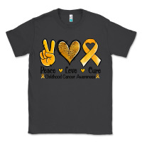 Smoke peace love cure childhood cancer Classic Tee - Jasminsmagicworld