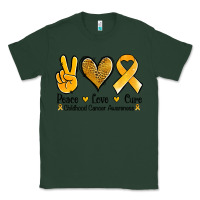 Sports Green peace love cure childhood cancer Classic Tee - Jasminsmagicworld