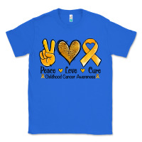 True Royal peace love cure childhood cancer Classic Tee - Jasminsmagicworld