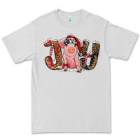 Dove Grey joy with pig Premium Tee - RanaPortraitStore