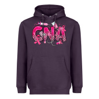 Plum breast cancer cna certified nursing assistant Heavyweight Hoodie - JahusDesignShop