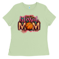 Matcha blessed basketball mom lightbulb letters Ladies Tee - OliviaCreatesArt