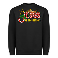 Black jesus is the reason with christmas candy ado Heavyweight Sweatshirt - AdoDesignShop