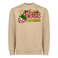 Mushroom jesus is the reason with christmas candy ado Heavyweight Sweatshirt - AdoDesignShop